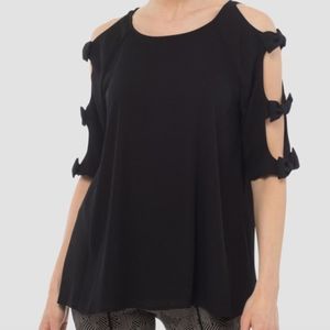 Joseph Ribkoff Cold Shoulder Design w/ Bow accents